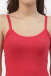 Floret Cotton Camisole (Pack of 2) - Red Peach — thumbnail 9